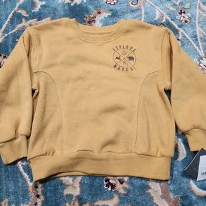 Grayson Mini Explore Natural Mustard Sweatshirt 4t